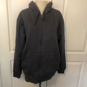 Weatherproof Brand Men's Zip Sherpa Lined Hoodie. Warm and great condition.